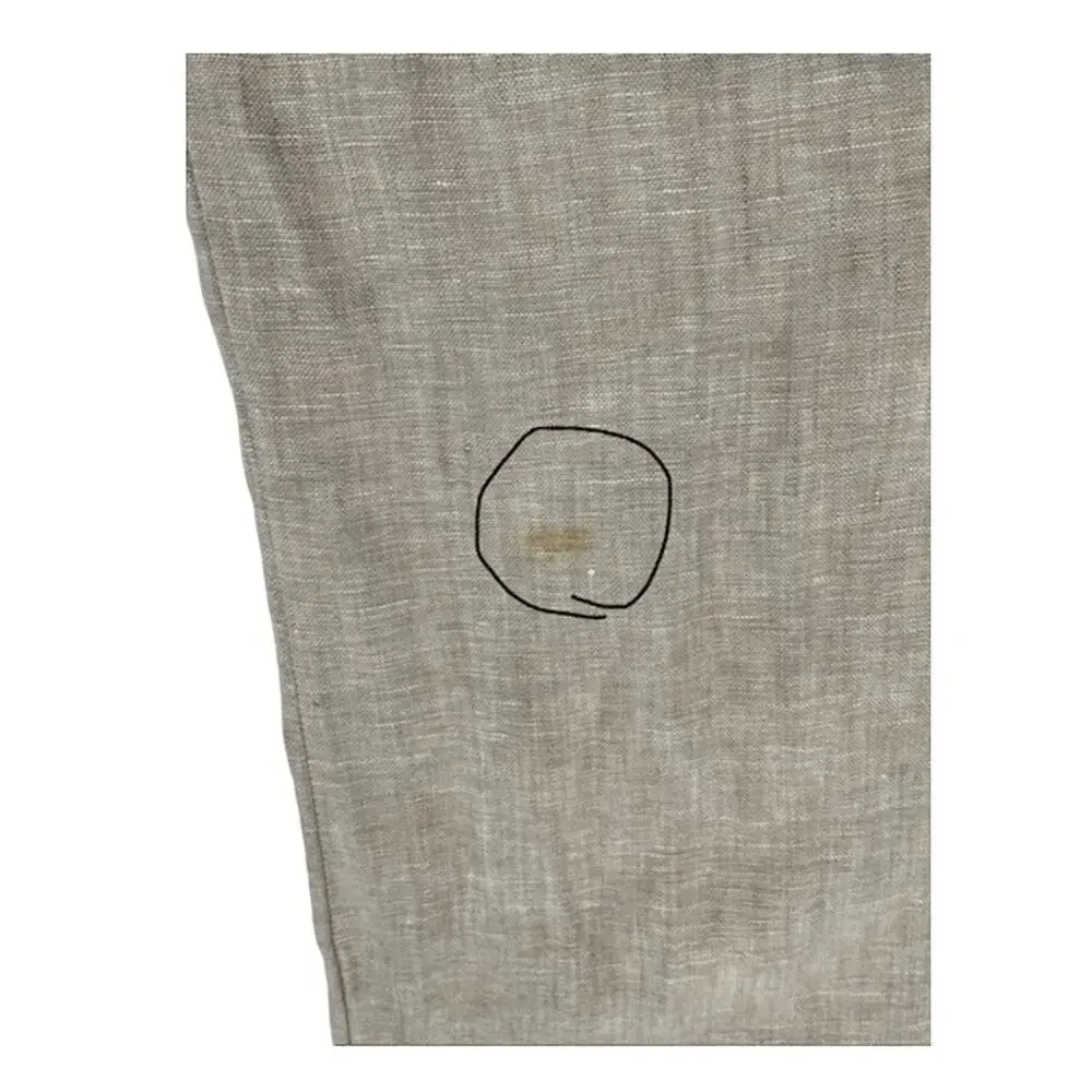 Quince-100% European Linen Square Neck Jumpsuit in Flax SZ(S)